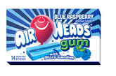 Airheads Bubble Gum With Micro Candies Blue Raspberry Flavor Quantity 14 Pieces Per Pack 12 Packs Per Box Sweet Browse at UsaCandyWholesale.Com